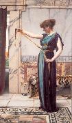 John William Godward A Pompeian Lady Sweden oil painting artist